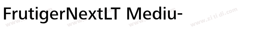 FrutigerNextLT Mediu字体转换